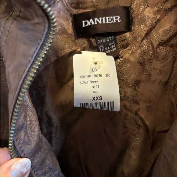 NWT Y2K leather jacket.  Xs - Picture 8 of 9